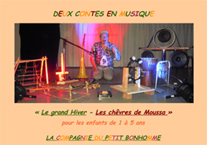 Affiche Deux contes en musique